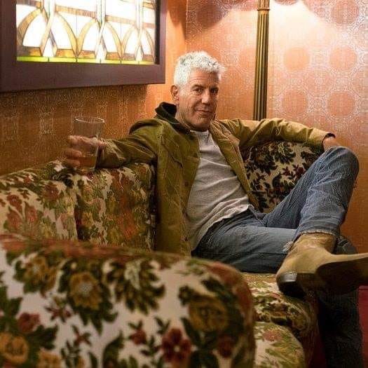 Bourdain & his trade mark boots