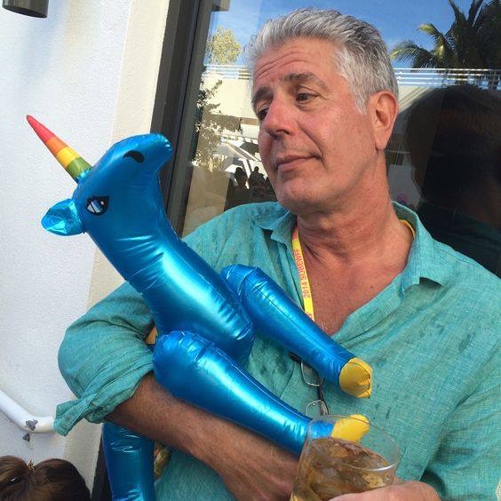 Sarcastic Bourdain