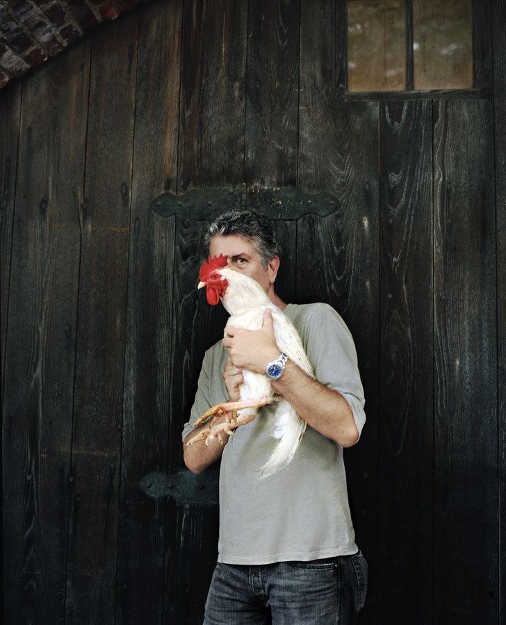 Bourdain & rooster